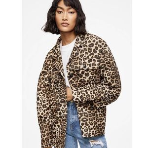 Anine Bing Leopard Flynn Jacket